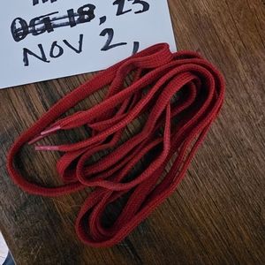 GOLDEN GOOSE 110cm Red Laces